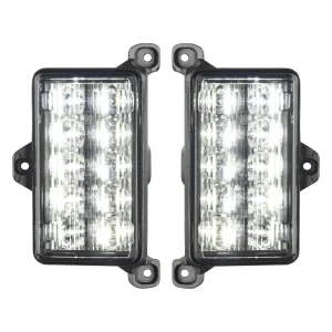 Jeep Wrangler JK Reverse Lights - Rear - ORACLE Lighting - Dual Function Reverse LED Modules Flush - Amber/White