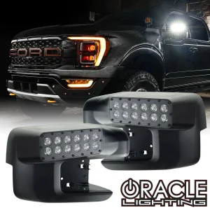 Ford F-150 Ditch Lights - LED Side Mirror Covers - ORACLE Lighting - Yellow- `21-`25 Ford F-150 Ditch Lights - LED Side Mirror Covers - ORACLE Lighting - Yellow- `21-`25