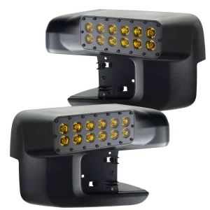 Ford F-150 Ditch Lights - LED Side Mirror Covers - ORACLE Lighting - Yellow- `21-`25 Ford F-150 Ditch Lights - LED Side Mirror Covers - ORACLE Lighting - Yellow- `21-`25