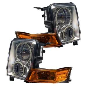 Jeep Commander Headlight Assemblies - ORACLE Lighting - SMD HL - ColorSHIFT w/ BC2 Controller - `06-`10 Jeep Commander Headlight Assemblies - ORACLE Lighting - SMD HL - ColorSHIFT w/ BC2 Controller - `06-`10