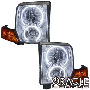 Jeep Commander Headlight Assemblies - ORACLE Lighting - SMD HL - ColorSHIFT w/ BC2 Controller - `06-`10 Jeep Commander Headlight Assemblies - ORACLE Lighting - SMD HL - ColorSHIFT w/ BC2 Controller - `06-`10