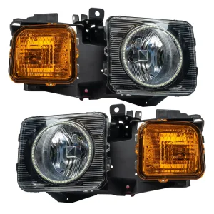 Hummer H3 Headlight Assemblies - ORACLE Lighting - ColorSHIFT w/ BC2 Controller - `06-`10