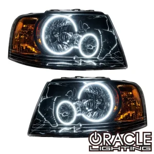 Ford Expedition Headlight Assemblies - ORACLE Lighting - ColorSHIFT w/ BC2 Controller - Black - `03-`06 Ford Expedition Headlight Assemblies - ORACLE Lighting - ColorSHIFT w/ BC2 Controller - Black - `03-`06