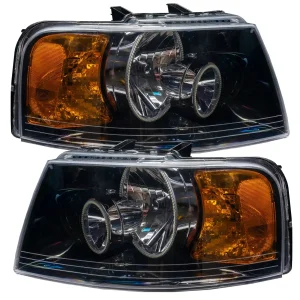 Ford Expedition Headlight Assemblies - ORACLE Lighting - ColorSHIFT w/ BC2 Controller - Black - `03-`06 Ford Expedition Headlight Assemblies - ORACLE Lighting - ColorSHIFT w/ BC2 Controller - Black - `03-`06