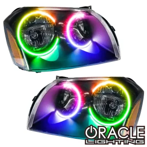 Dodge Magnum Headlight Assemblies - ORACLE Lighting - ColorSHIFT w/ BC2 Controller - Black - `05-`07 Dodge Magnum Headlight Assemblies - ORACLE Lighting - ColorSHIFT w/ BC2 Controller - Black - `05-`07