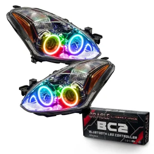 Nissan Altima Headlight Assemblies - ORACLE Lighting - SMD HL w/ BC2 Controller - ColorSHIFT - `10-`12 Nissan Altima Headlight Assemblies - ORACLE Lighting - SMD HL w/ BC2 Controller - ColorSHIFT - `10-`12