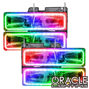 Chevrolet Tahoe Headlight Assemblies - ORACLE Lighting - SMD HL - ColorSHIFT w/ BC2 Controller - `95-`00
