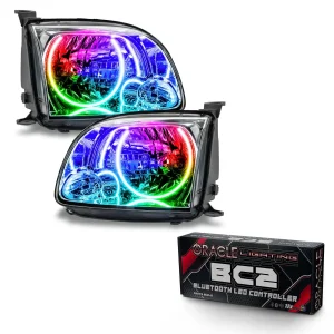 Toyota Tundra Headlight Assemblies - ORACLE Lighting - SMD HL - ColorSHIFT w/ BC2 Controller - `05-`06 Toyota Tundra Headlight Assemblies - ORACLE Lighting - SMD HL - ColorSHIFT w/ BC2 Controller - `05-`06