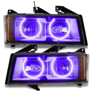 Chevrolet Colorado Headlight Assemblies - ORACLE Lighting - SMD HL - ColorSHIFT w/ BC2 Controller - `04-`12