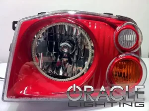 Nissan Frontier Headlight Assemblies - ORACLE Lighting - SMD HL Triple Halo - ColorSHIFT w/ BC1 Controller - `01-`04 Nissan Frontier Headlight Assemblies - ORACLE Lighting - SMD HL Triple Halo - ColorSHIFT w/ BC1 Controller - `01-`04
