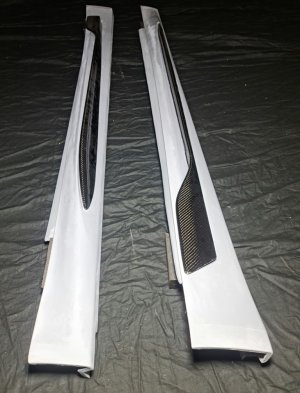 Alfa Romeo Giulia Quadrifoglio GTAm Conversion Kit by PariS'5 GaraGe - Side Skirts - Carbon Fiber