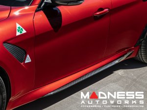 Alfa Romeo Giulia Quadrifoglio GTAm Conversion Kit by PariS'5 GaraGe - Side Skirts - Carbon Fiber