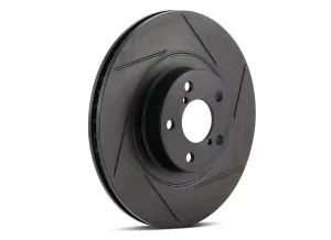 Alfa Romeo Giulia Brake Rotor (1) - Rear Right - R1 Concepts - Slotted - Black