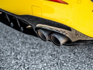 Mercedes Benz A-Class AMG A35 Performance Exhaust by Ragazzon - Rear Section - Integrated Valve - Quad Carbon Fiber Tips Mercedes Benz A-Class AMG A35 Performance Exhaust by Ragazzon - Rear Section - Integrated Valve - Quad Carbon Fiber Tips