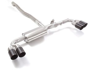 Mercedes Benz A-Class AMG A35 Performance Exhaust by Ragazzon - Rear Section - Integrated Valve - Quad Carbon Fiber Tips Mercedes Benz A-Class AMG A35 Performance Exhaust by Ragazzon - Rear Section - Integrated Valve - Quad Carbon Fiber Tips