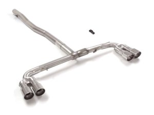 Mercedes Benz A-Class AMG A35 Performance Exhaust by Ragazzon - Rear Section - Straight Through - Quad Polished Tips