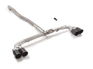 Mercedes Benz A-Class AMG A35 Performance Exhaust by Ragazzon - Rear Section - Straight Through - Quad Carbon Fiber Tips