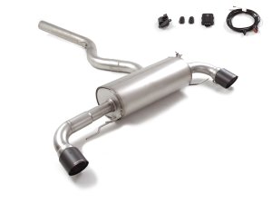 BMW 2 Series Performance Exhaust - Ragazzon - Evo Line w/ Integrated Valve - Axle Back - Dual Exit/ Carbon Fiber Tips - G42 Coupe