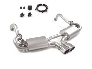 Porsche Boxster (981) Performance Exhaust by Ragazzon - Evo Line - Center Exit / Polished Tips - Electronic Valves
