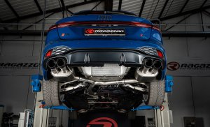 Audi S5 Performance Exhaust by Ragazzon - Center Section w/ Resonator - Evo Line - 2024+