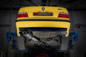 BMW 3 Series Performance Exhaust - Ragazzon - Evo Line - Center Section - Resonated - X-Pipe - M3/ E36 Coupe
