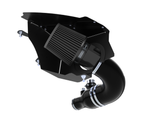BMW G Series Performance Air Intake - Ramair - Pleated Filter + Heatshield + Carbon Fiber Lid - Black - B48 2.0i