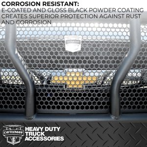 Ford F-350 Grille Guard - Cattleman - Compatible With Factory Sensors