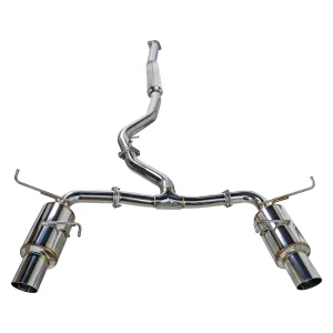 Subaru WRX Performance Exhaust - Remark - Cat-Back Dual Exit - R1-Spec Stainless Tips - Resonated - `15-`21 Subaru WRX Performance Exhaust - Remark - Cat-Back Dual Exit - R1-Spec Stainless Tips - Resonated - `15-`21