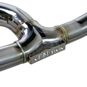 Subaru WRX Performance Exhaust - Remark - Cat-Back Dual Exit - R1-Spec Stainless Tips - Resonated - `15-`21 Subaru WRX Performance Exhaust - Remark - Cat-Back Dual Exit - R1-Spec Stainless Tips - Resonated - `15-`21