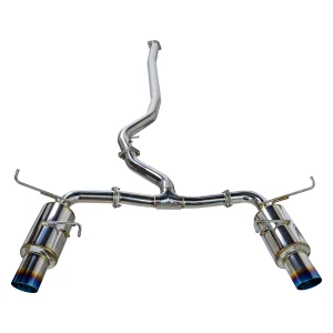 Subaru WRX Performance Exhaust - Remark - Cat-Back Dual Exit - R1-Spec - Burnt Stainless Tips - Non-Resonated - `15-`21 Subaru WRX Performance Exhaust - Remark - Cat-Back Dual Exit - R1-Spec - Burnt Stainless Tips - Non-Resonated - `15-`21