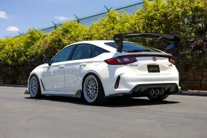 Honda Civic Type R Performance Exhaust - Remark - Cat Back - Triple Tip - Q-Spec - `23+ Honda Civic Type R Performance Exhaust - Remark - Cat Back - Triple Tip - Q-Spec - `23+