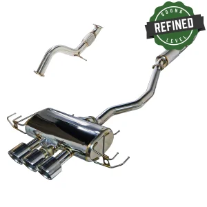 Honda Civic Type R Performance Exhaust - Remark - Cat Back - Triple Tip - Q-Spec - `23+ Honda Civic Type R Performance Exhaust - Remark - Cat Back - Triple Tip - Q-Spec - `23+