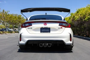 Honda Civic Type R Performance Exhaust - Remark - Cat Back - Triple Tip - Q-Spec - `23+ Honda Civic Type R Performance Exhaust - Remark - Cat Back - Triple Tip - Q-Spec - `23+