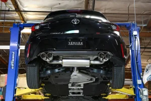 Toyota Corolla Hatchback Performance Exhaust - Remark - Quiet-Spec Quad Tip - Burnt Stainless Tips - `23+ Toyota Corolla Hatchback Performance Exhaust - Remark - Quiet-Spec Quad Tip - Burnt Stainless Tips - `23+