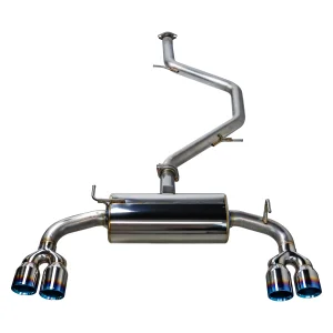 Toyota Corolla Hatchback Performance Exhaust - Remark - Quiet-Spec Quad Tip - Burnt Stainless Tips - `23+ Toyota Corolla Hatchback Performance Exhaust - Remark - Quiet-Spec Quad Tip - Burnt Stainless Tips - `23+