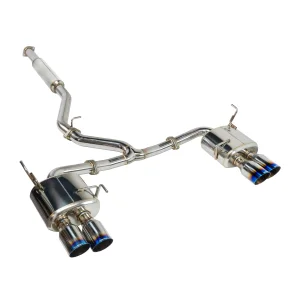 Subaru WRX Performance Exhaust - Remark - Cat Back, 4 in. - Burnt Stainless Quad Tips - Resonated - `22+ Subaru WRX Performance Exhaust - Remark - Cat Back, 4 in. - Burnt Stainless Quad Tips - Resonated - `22+
