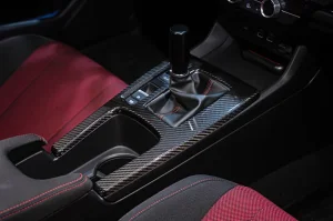 Honda Civic Interior Console Cover - Remark - Carbon Fiber - Matte - `22-`26 Honda Civic Interior Console Cover - Remark - Carbon Fiber - Matte - `22-`26