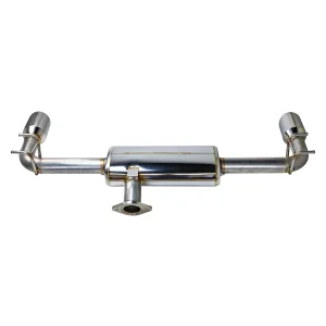 Mazda 3 Performance Exhaust - Rear - Remark - Axle Back, Dual SS Single Wall Tips - `19-`27 Mazda 3 Performance Exhaust - Rear - Remark - Axle Back, Dual SS Single Wall Tips - `19-`27