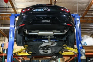 Mazda 3 Performance Exhaust - Rear - Remark - Axle Back, Dual SS Single Wall Tips - `19-`27 Mazda 3 Performance Exhaust - Rear - Remark - Axle Back, Dual SS Single Wall Tips - `19-`27