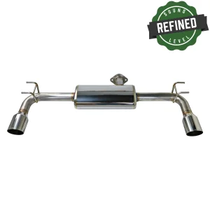 Mazda 3 Performance Exhaust - Rear - Remark - Axle Back, Dual SS Single Wall Tips - `19-`27 Mazda 3 Performance Exhaust - Rear - Remark - Axle Back, Dual SS Single Wall Tips - `19-`27