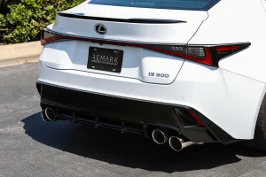 Lexus IS500 Performance Exhaust - Remark - Axle Back, Quad Stainless Steel Double Wall Tips, Muffler Version - `22+ Lexus IS500 Performance Exhaust - Remark - Axle Back, Quad Stainless Steel Double Wall Tips, Muffler Version - `22+