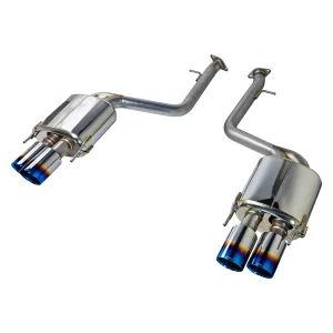 Lexus IS500 Performance Exhaust - Remark - Axle Back - Muffler Version, Burnt Stainless Double Wall Tips - `22+ Lexus IS500 Performance Exhaust - Remark - Axle Back - Muffler Version, Burnt Stainless Double Wall Tips - `22+