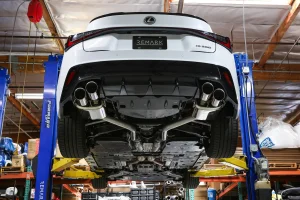 Lexus IS500 Performance Exhaust - Remark - Axle Back - Muffler Version, Burnt Stainless Double Wall Tips - `22+ Lexus IS500 Performance Exhaust - Remark - Axle Back - Muffler Version, Burnt Stainless Double Wall Tips - `22+