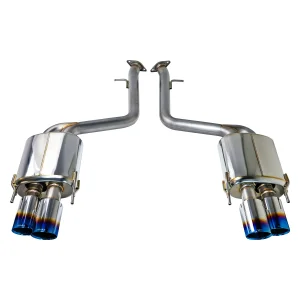 Lexus IS500 Performance Exhaust - Remark - Axle Back - Muffler Version, Burnt Stainless Double Wall Tips - `22+ Lexus IS500 Performance Exhaust - Remark - Axle Back - Muffler Version, Burnt Stainless Double Wall Tips - `22+