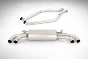 Alfa Romeo Giulia Performance Exhaust - Remus - Axle Back w/Connection Tubes/Chrome Tail Pipe Set