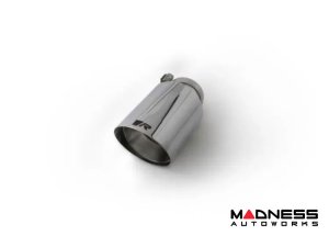 Alfa Romeo Stelvio Performance Exhaust - Left - Remus - 127mm Angled - Chrome - 2017