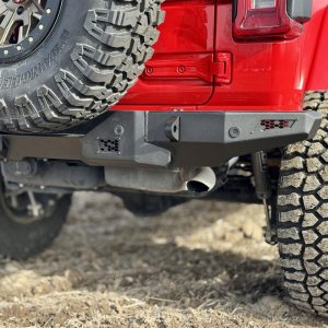 Jeep Wrangler JL Bumper - Rear - Rock Slide Engineering - Appalachian Steel - `18+ Jeep Wrangler JL Bumper - Rear - Rock Slide Engineering - Appalachian Steel - `18+