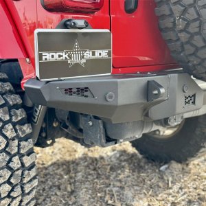 Jeep Wrangler JL Bumper - Rear - Rock Slide Engineering - Appalachian Steel - `18+ Jeep Wrangler JL Bumper - Rear - Rock Slide Engineering - Appalachian Steel - `18+