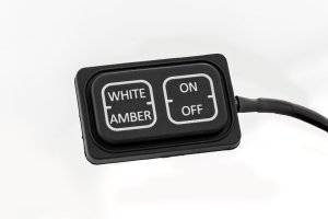 Ram 1500 Running Boards - Rough Country - AC2 - Amber/White - '21-'25