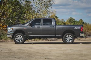 Ram 1500 Running Boards - Rough Country - AC2 - Amber/White - '21-'25